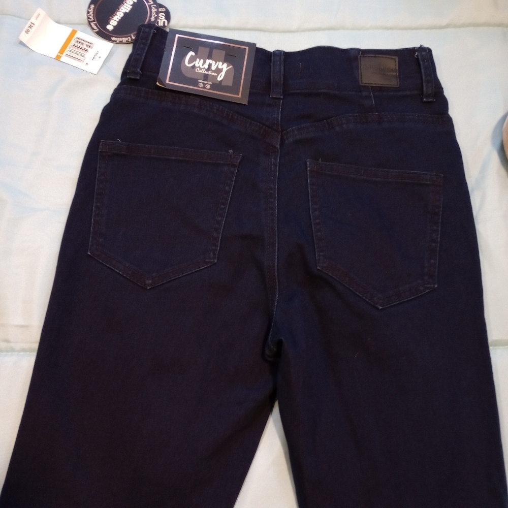 NWT Dollhouse High Rise Skinny Jeans with Button Detail - Picture 7 of 7